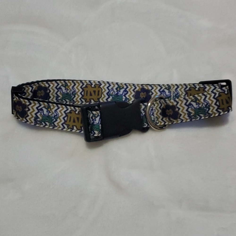 Notre Dame Dog Collar